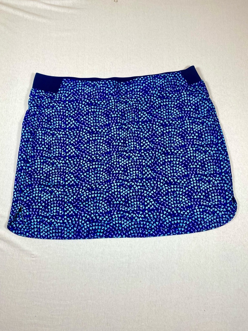 Cypress Club XL Blue Geometric Print Golf Tennis Skort